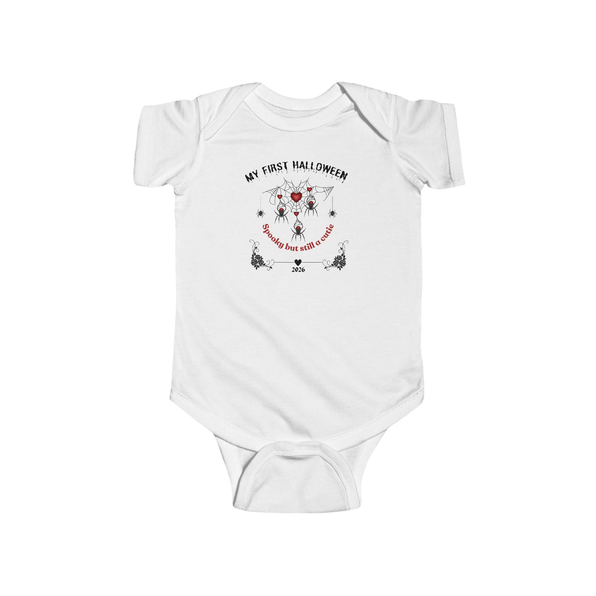 Baby Halloween Bodysuit - "My First Halloween" Cute Pumpkin & Ghost Infant Onesie
