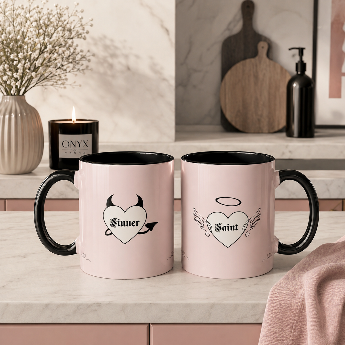 Saint n' Sinner Coffee Cup (11/15oz)