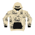 Kids Halloween Pumpkin Hoodie — 'Spooky' All-Over Print