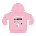 Toddler Hoodie — "Daddy's Lil Monster" Skeleton Pullover
