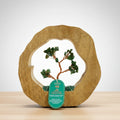 Gemstone Tree Garden - Mango Wood Ring - Green Aventurine - 60 chipstones