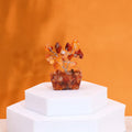 Mini Gemstone Tree On Orgonite Base - Carnelian (15 stones)