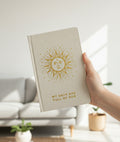 Ivory Gratitude Journal with Gold Lining - 120 pages - My Days are Full of Sun