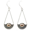 Silver & Gold Earring - Luna Balance