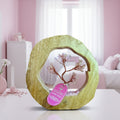 Gemstone Tree Garden - Mango Wood Ring - Rose Quartz - 60 chipstones