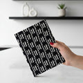 Cotton Bound Notebooks 20x15cm - 96 pages - Black Dots & Dashes