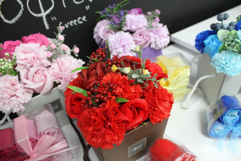 Soap Flower Bouquet - Autumn Flowers