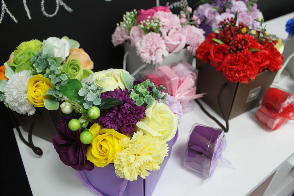 Soap Flower Bouquet - Autumn Flowers