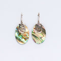 Shell & Silver Earrings - Abalone
