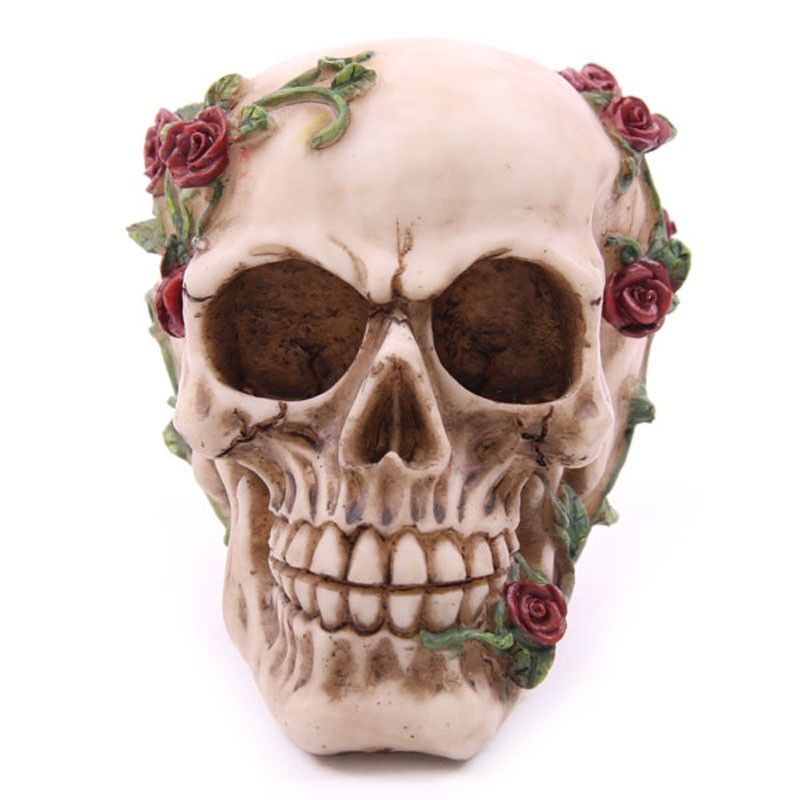 Skull with Roses